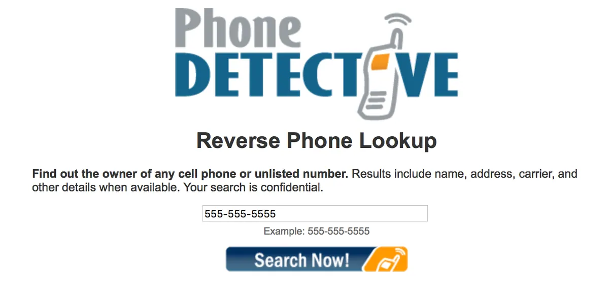 lookup a phone number using phone detective online service
