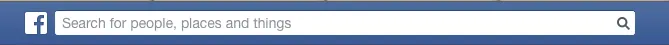 A picture of the top Facebook search