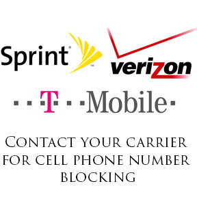 How to contact your carrier to request phone number blocking