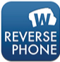 The logo of the app "reverse phone lookup"