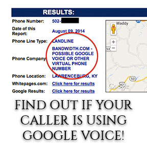 Method: How to find out if someone is using Google Voice