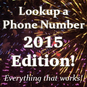 Best way to look up a phone number for free in 2015