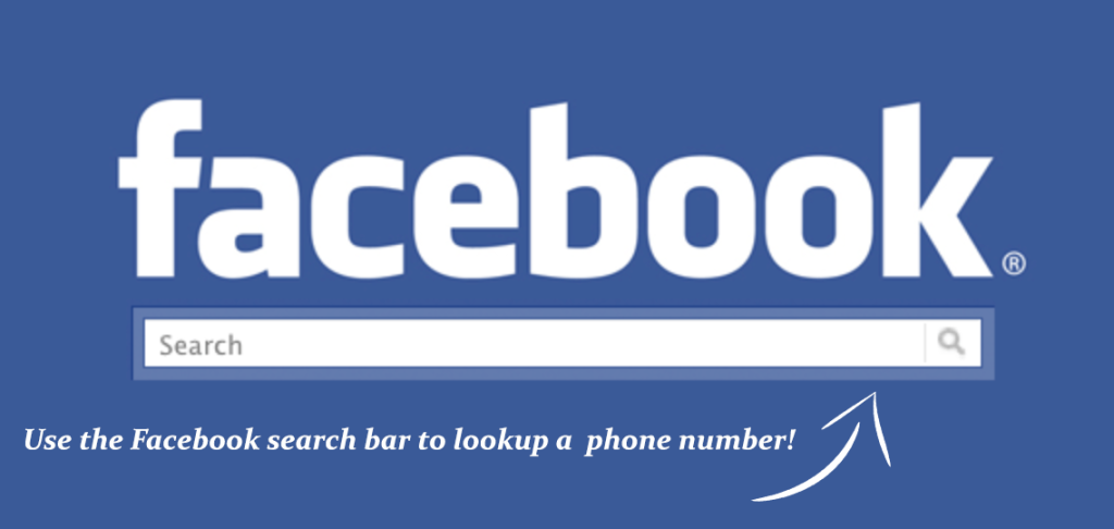 Lookup a phone number using the Facebook search function