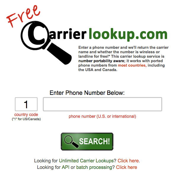 free phone number lookup